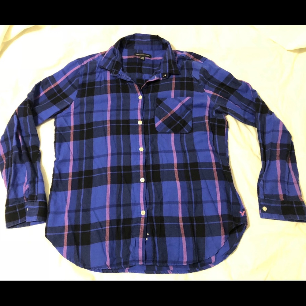 America Eagle Outfitters plaid long sleeve Medium